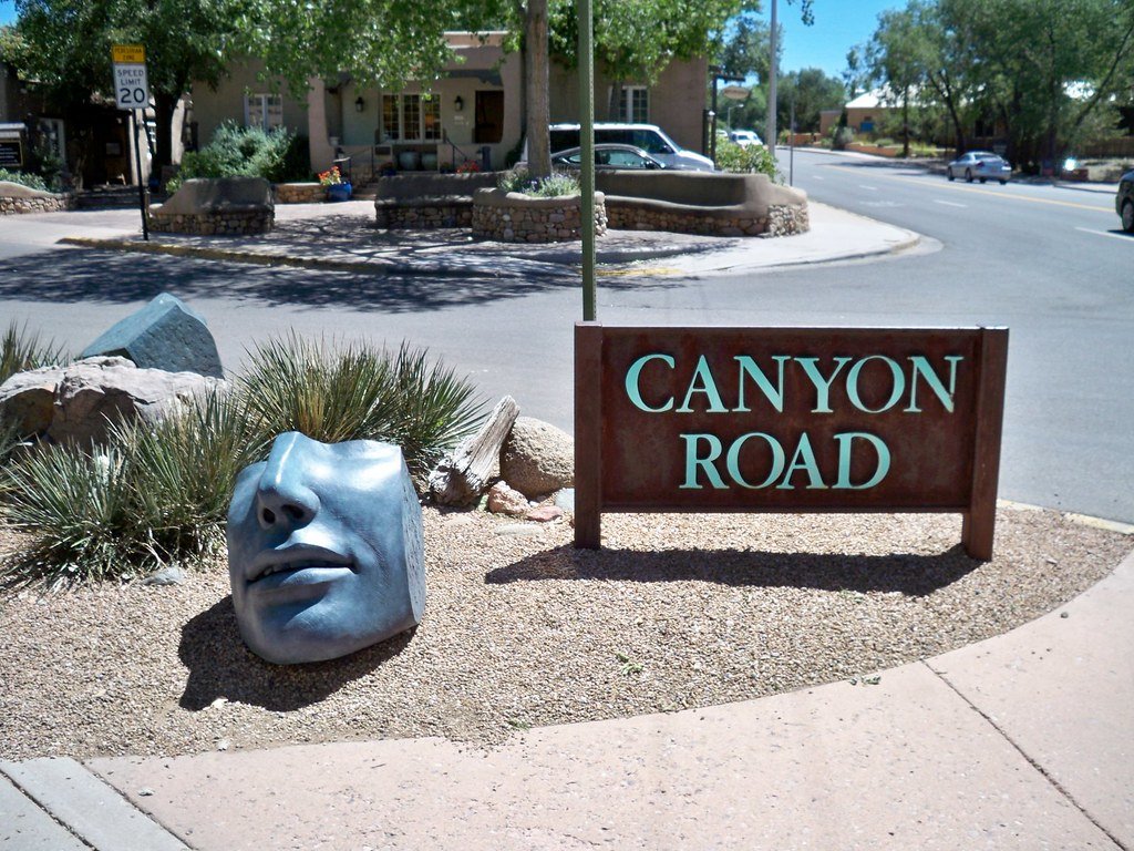 Check out Canyon Road in Santa Fe New Mexico